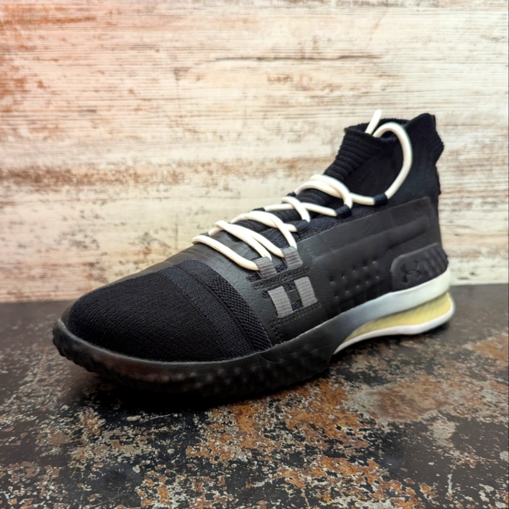 Under Armour Black and White Athletic Shoes